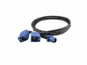 FAKRA GPS Antenna adapter to Dual Double Fakra Splitter Antenna Slot Cable Car
