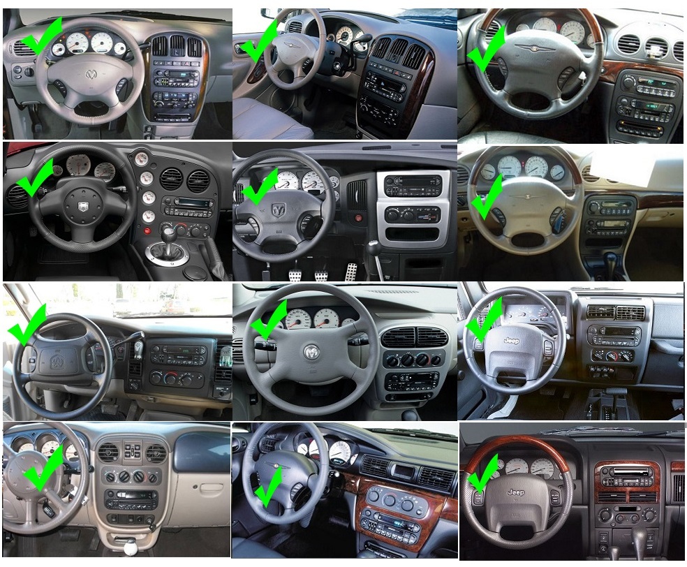 Chrysler, Dodge, Jeep stereo Android bilstereo