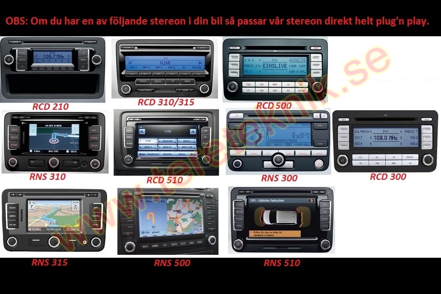 Volkswagen android stereo Golf Passat Transporter Caddy Polo Tourage